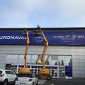 Montage EURONAVAL 2016 - Parc des expositions LE BOURGET